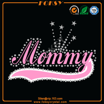 Mommy sequin heat transfer wholesale