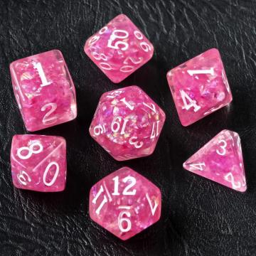 Bescon Ret de menta de dados poliédricos de núcleo denso, dulces como RPG 7-DICE set