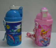 3D Lenticular Plastic Water Bottle Cups