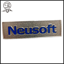 Custom embossed logo metal nameplates