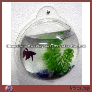 Wall Mounted Transparent Round Acrylic Fish Aquarium/Tank