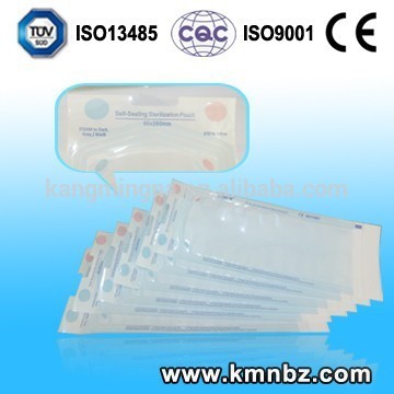 medical self sealed sterilization pouch for surgical