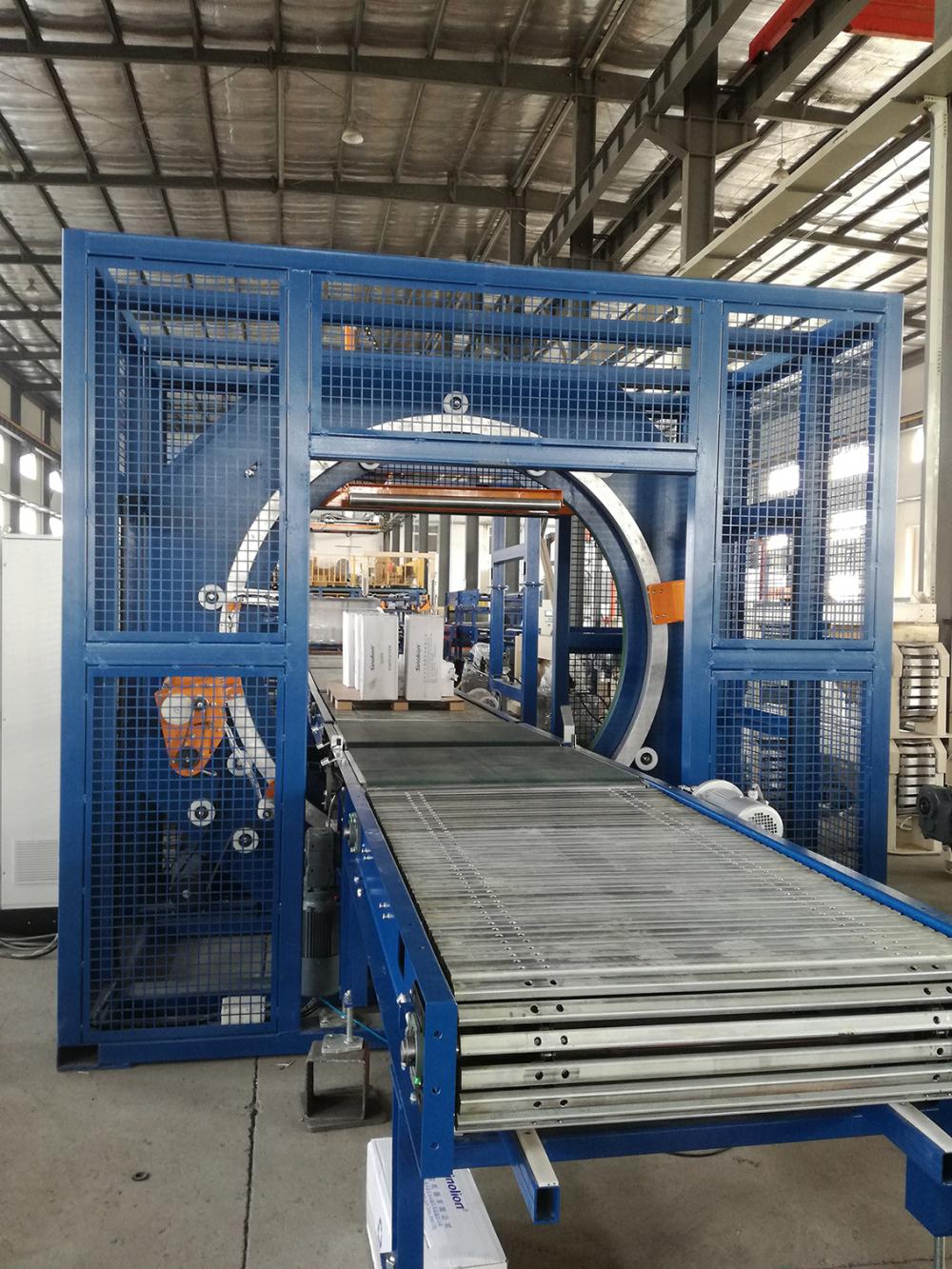 Automatic horizontal ring wrapping machine