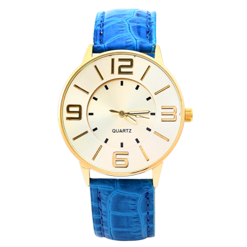 Dubbel Mirror Rose Gold Dail Leather Watch Fashion