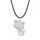 Rose Quartz Luck Collar Fox Collar para mujeres Men Curry Energy Crystal Amuleto Animal Pendiente Gémonos Regalos