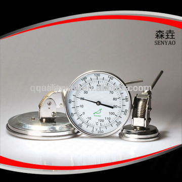 Marine adjustable bimetal thermometer