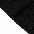 Pure Black High Quality Wool Blend for Winter
