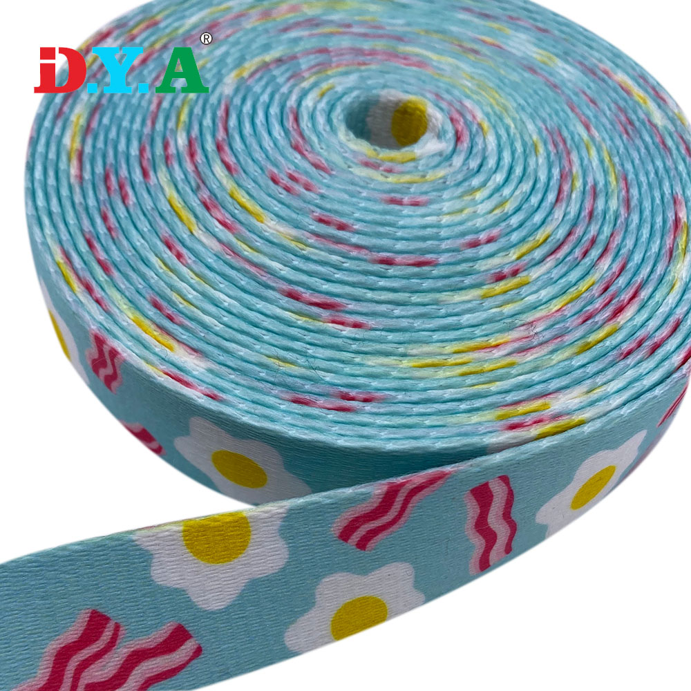 Custom Heat Transfer Printed Webbing Strap for Dog Leash
