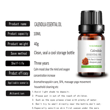 Massage Calendula Oil esencial soluble en agua para difusor