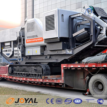 2015 New Arrivel crawler jaw crushing equipment