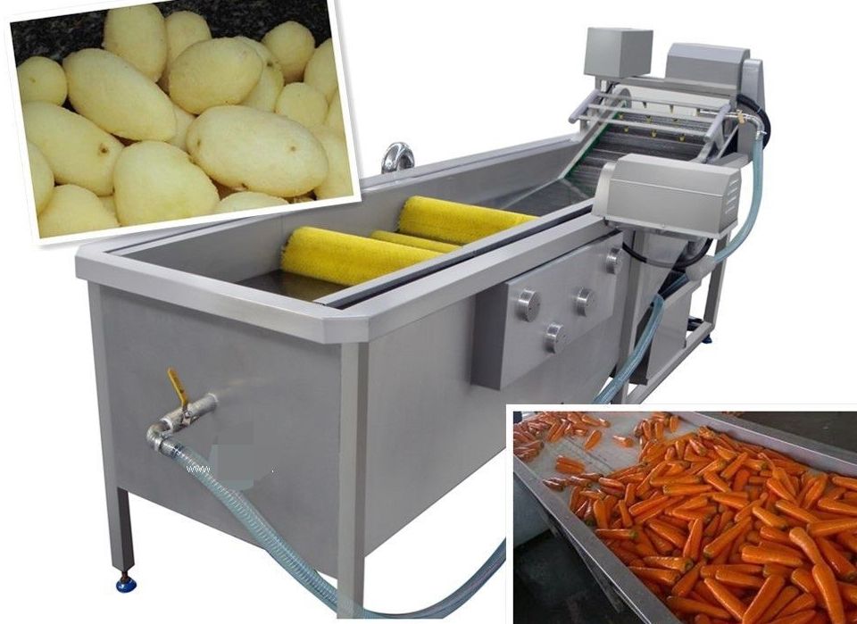 304/316 stainless steel fruit vegetable washer cleaning machine