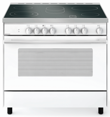 White Electric Grill Oven 900mm