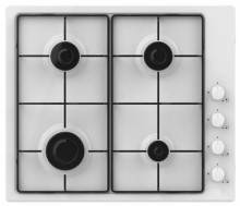 Inox Gas Plate White Gas Hobs 60cm
