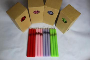 color stick candle Christmas Candle