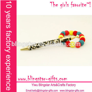 hot selling mixed stone jeweled promotion pen