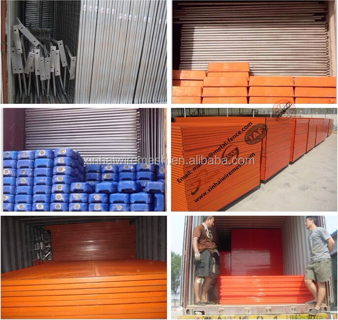 Australia standard Portable galvanized temporary construction fence