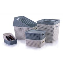 Space Save Tray Plastic Crossbanding Storage Basket