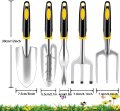 Kit d&#39;outils à main de jardinage robuste 5 pièces