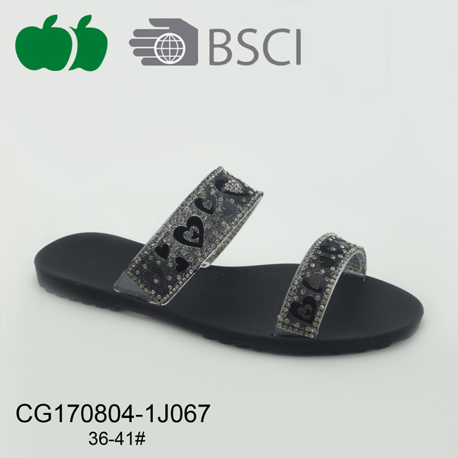 Summer Latest New Fashion Women Pvc Slippers