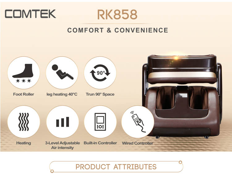 COMTEK Heating Acupressure Blood Circulation Airbag Foot and Leg SPA Massager RK858