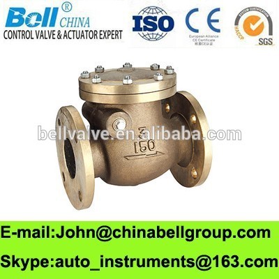 Bronze DN500 Flanged Swing Check Valve for Oil