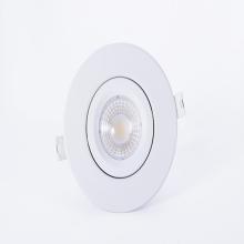 Luz de olla de gimbal LED de 4 pulgadas 3CCT