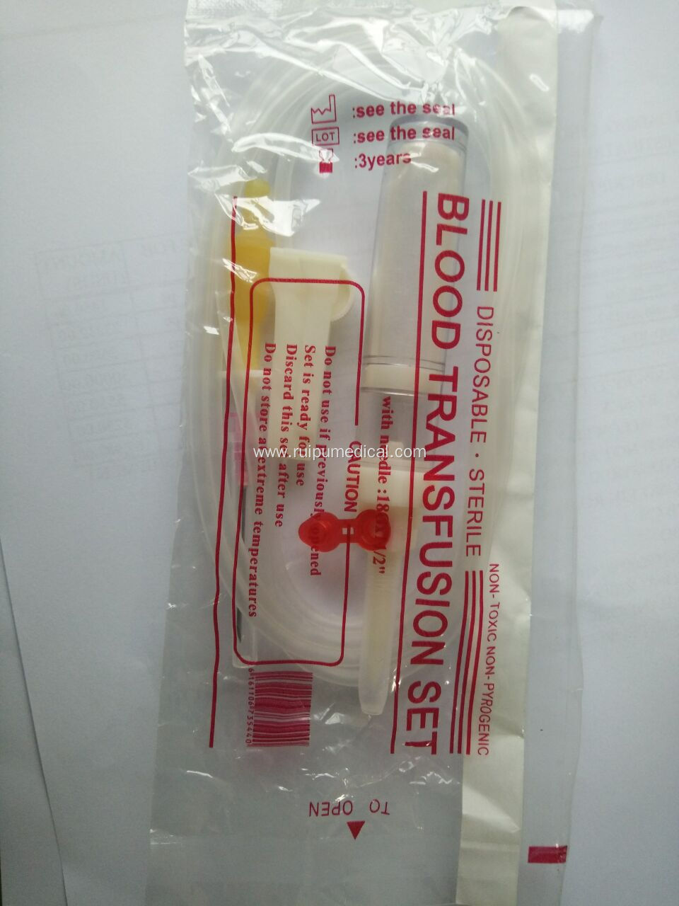 Disposable Blood Transfusion Set With Needle For Hypodermic