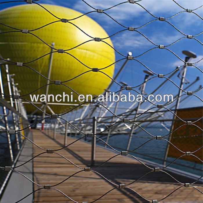 stainless steel diamond wire mesh architectural mesh