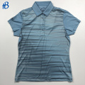 schwarzer Streifen -Golfblau -Polo -Shirts für Golfblau