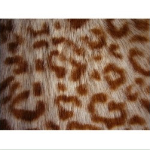 Printed Fabric Fake Fur