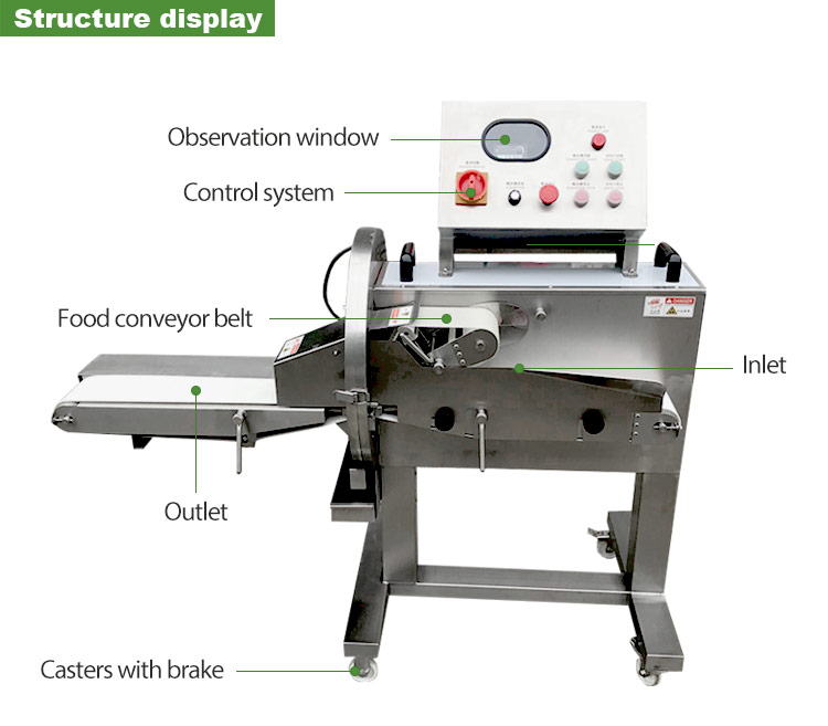 Automatic Goat Butchery Cooked Ham Capital Sheep Meat Cheese Bacon Cutter Slice Cut Machine For Meat