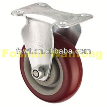 Medium Duty Swivel PU rota wheels For Furniture, Hardware, Industrial