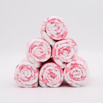 wholesale cloth printing fancy customize logo bath towels