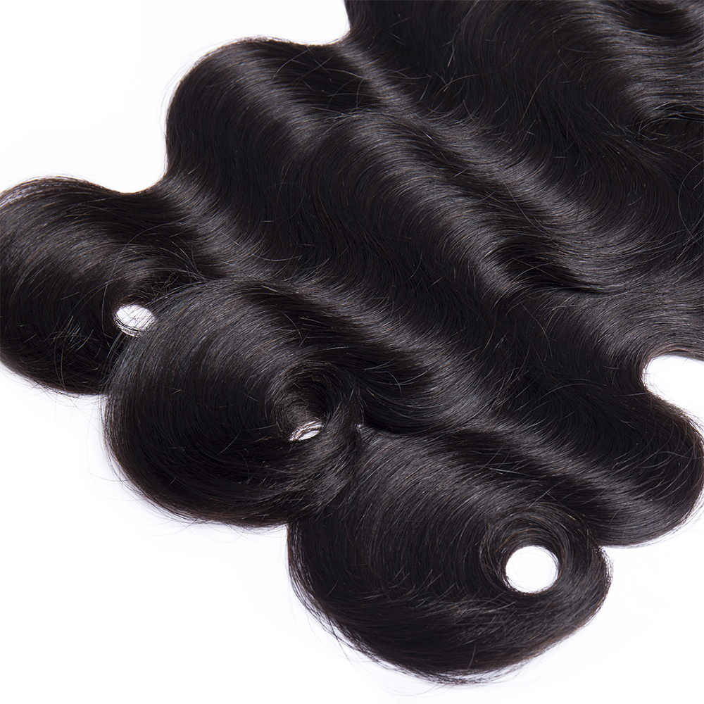 Brazilian Body Wave Hair Bundles 100% Human Hair Weave Natural Color  Non Remy Hair 8-30 Inch