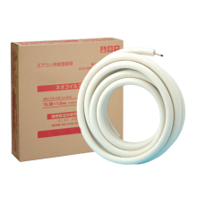 PE Pre-Insulated Copper Tube Refrigeration Copper Pipe Coils with White PE Insulation