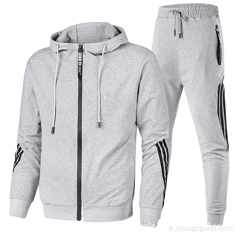 Sweat à capuche de coton pour hommes personnalisée Jogging Moring Wearing Wear