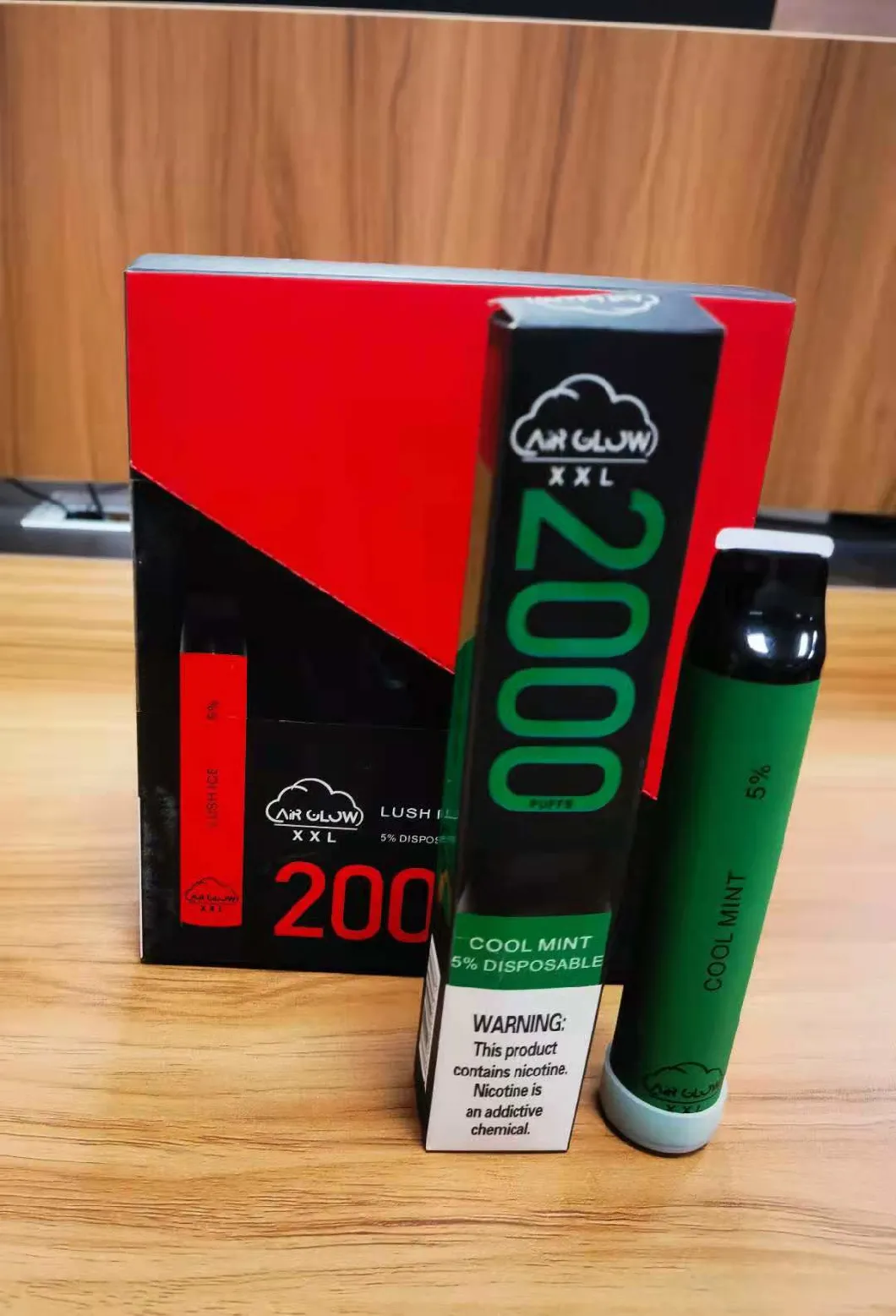 Dry Herb Vaporizer Pen Made by Real Production Plant 2000 Puffs E Cigarette