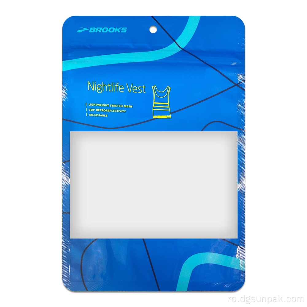 Personalizați punga de plastic imprimată pentru ambalare