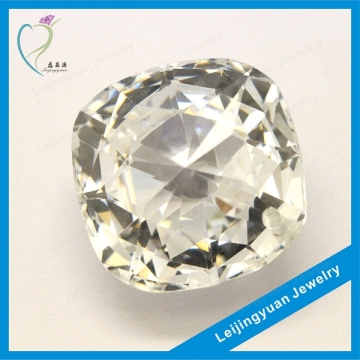 Shinning cushion crystal loose diamond prices