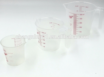PP 500ML transparent measuring cups, hot sale cups