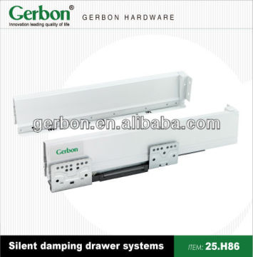 metal drawer sides without gallery rail