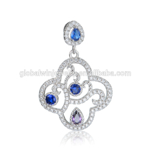 2016 Newest Four Leaf Clover 925 Sterling Silver Charms Pendant Wholesale Pendant FP460