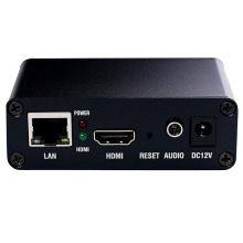 HD MI to IP Decoder: H265/H264 for Live Streaming & USB Video Playback