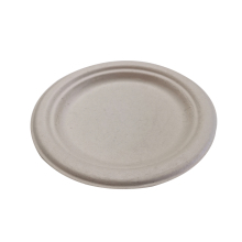 Biodegradable sugarcane packaging 7 plates party tableware