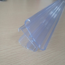 AM069 supermarket shelf railway guide , hanging transparent standing price label / tag holder for electronic shelf label