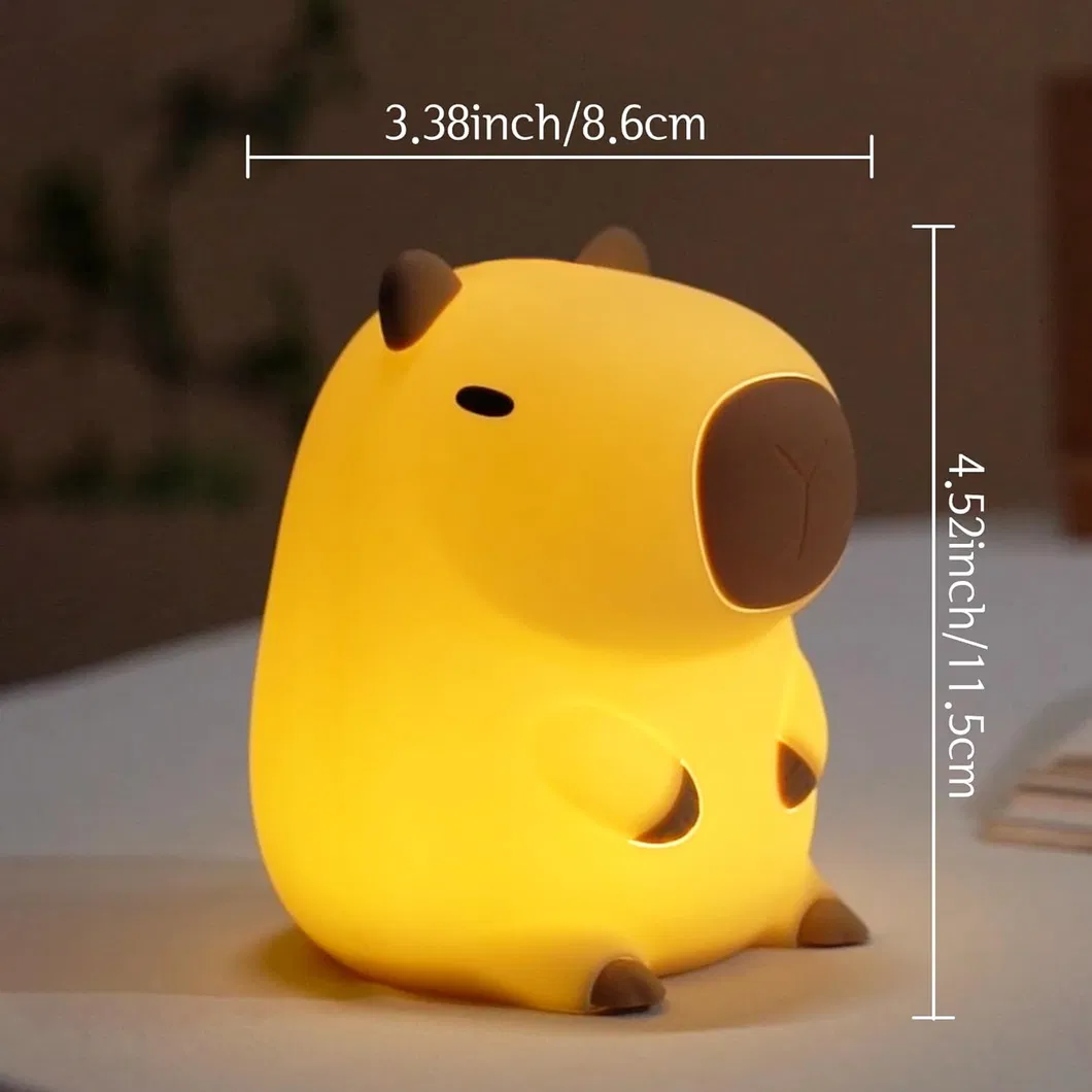 Capybara Little Night Light for Kids