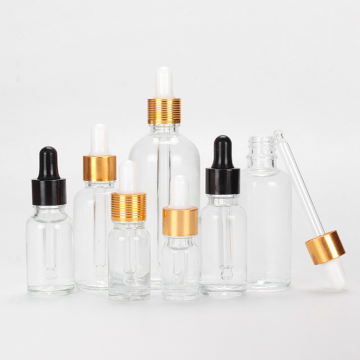 30ml Clear Essential Oil Glass Dropper Bottle