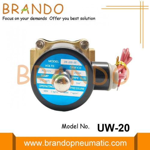 3/4 &#39;&#39; UW-20 NBR Diyafram Kumandalı Solenoid Su Vanaları