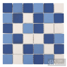 Blue Unglazed Ceramic Mosaic Pool Tiles for Sale