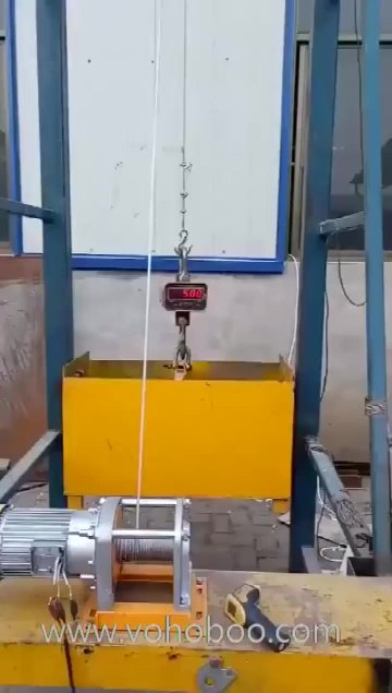 Chinese cable pulling electric winch 2 ton